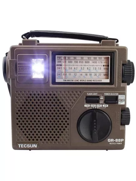 портативный радиоприемник для похода Tecsun Green-88P (export version)