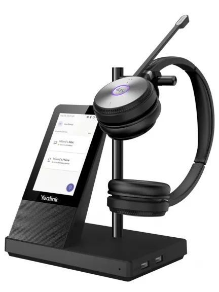 Профессиональная беспроводная DECT гарнитура Yealink WH66 Dual Teams