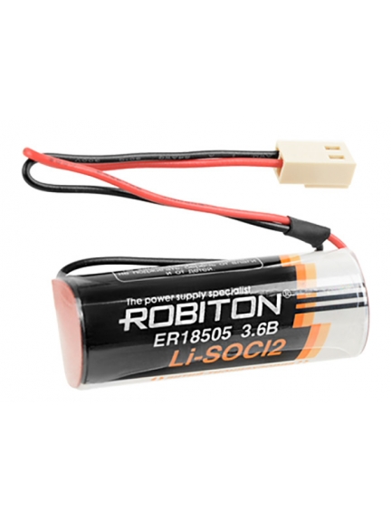 литиевая батарейка с коннектором HU-2 Robiton ER 18505-HU2