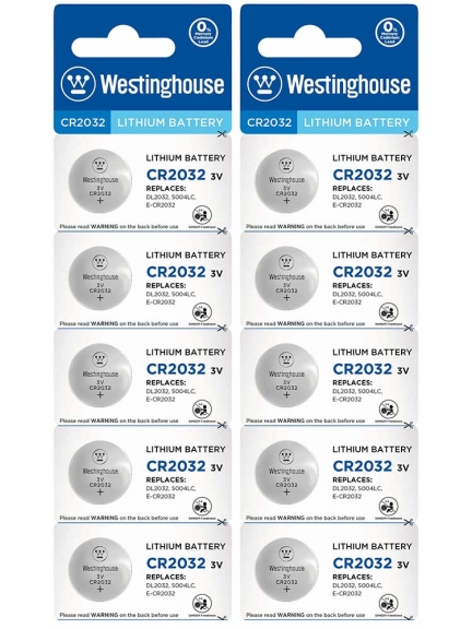батарейки Westinghouse CR2032 10шт.