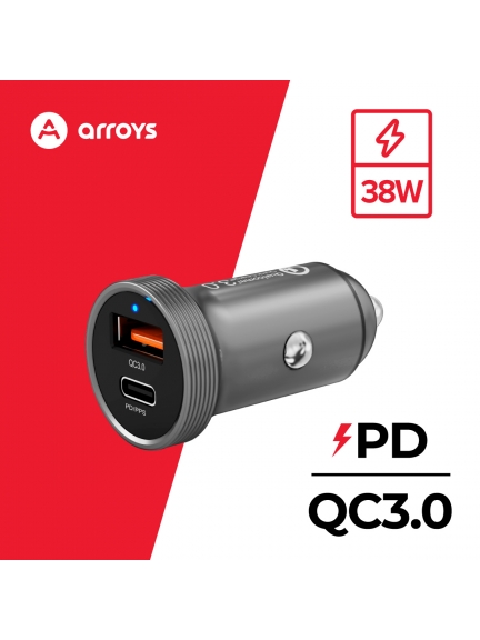 автомобильное зарядное устройство для смартфона Arroys CR-4
