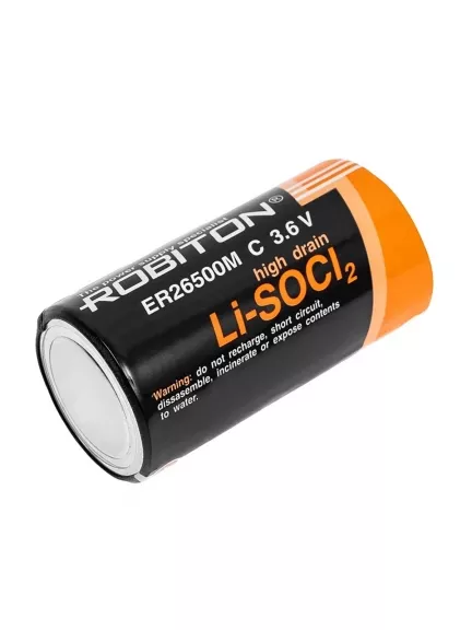 батарейка литий тионилхлоридная Robiton ER 26500M (C)