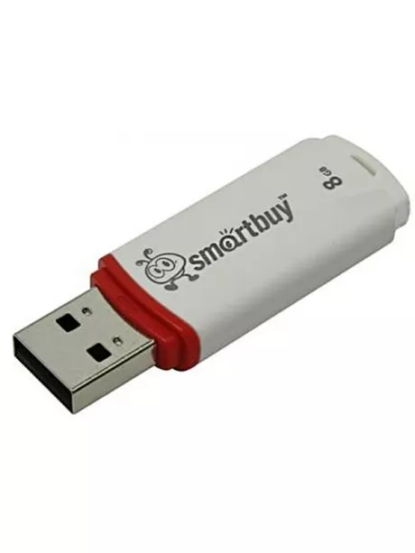 флешка USB SmartBuy Crown 8GB white