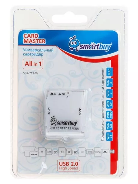 картридер SmartBuy SBR-713 white