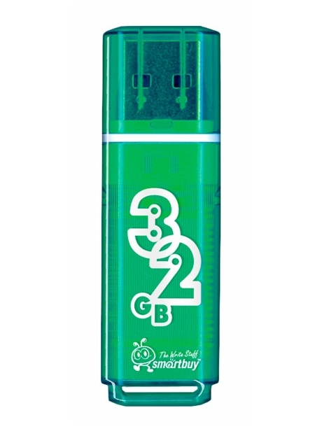 флешка USB SmartBuy Glossy series 32Gb green