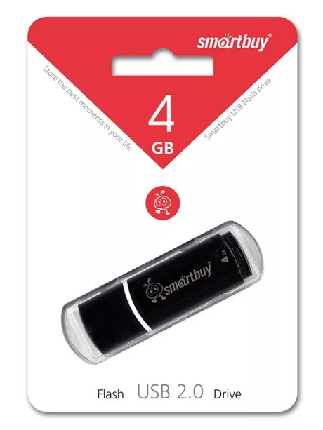 флешка USB SmartBuy Crown 4GB black