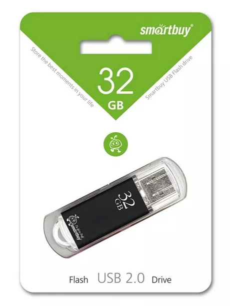 флешка USB SmartBuy V-Cut 32GB black