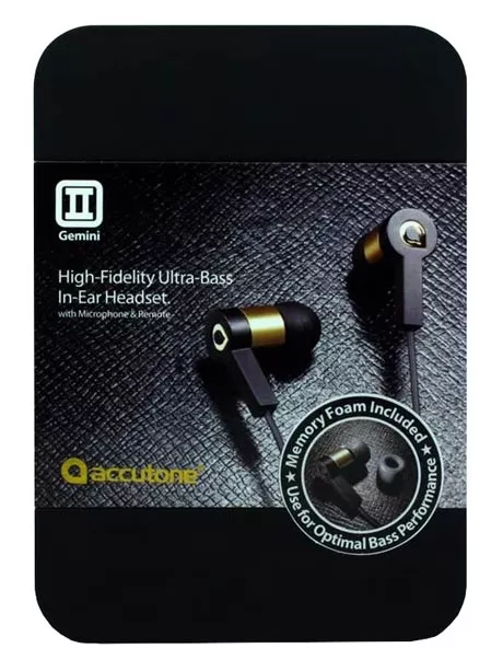 наушники с микрофоном Accutone Gemini 