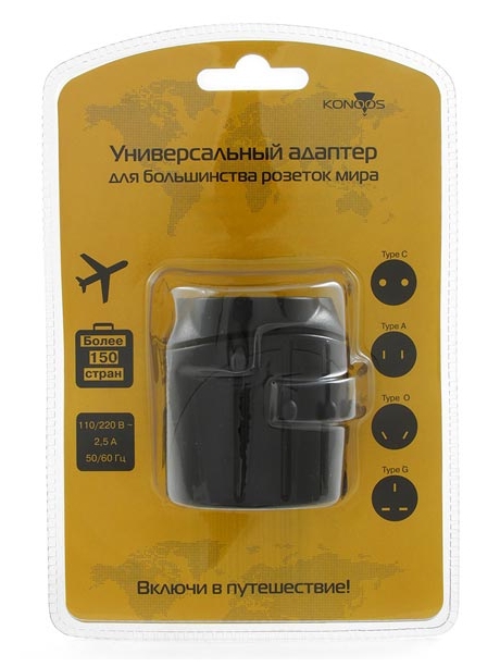 сетевой переходник Konoos WTA-1 black