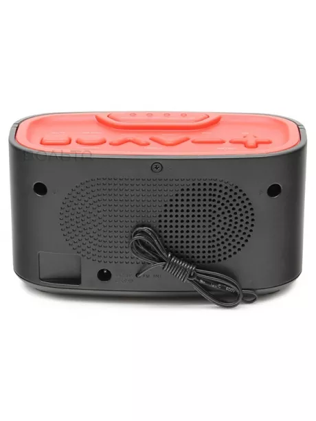 электронные часы настольные Uniel UTR-33 black/red