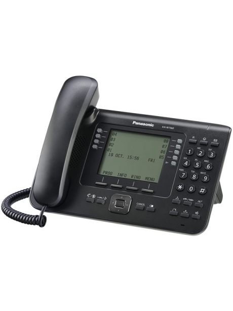 системный IP-телефон Panasonic KX-NT560RU black