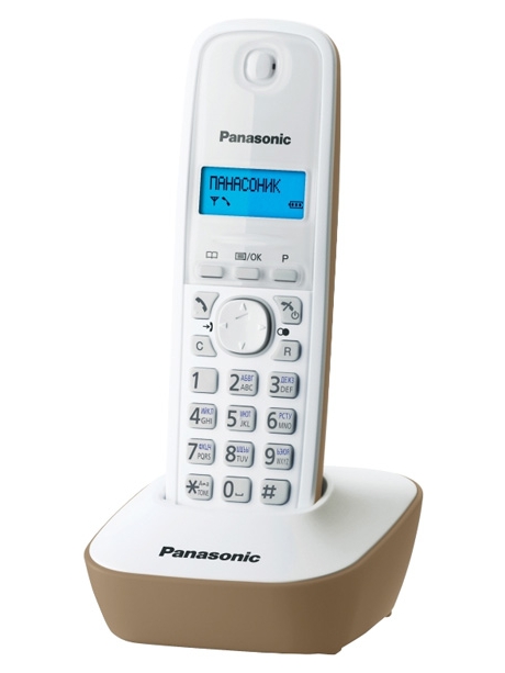 радиотелефон DECT Panasonic KX-TG1611RU champagne