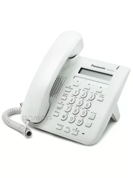 системный IP-телефон Panasonic KX-NT511ARU white