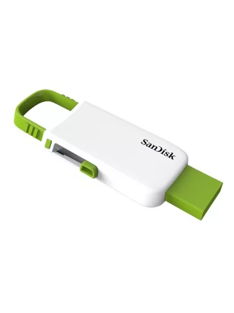 флешка USB SanDisk CZ59 Cruzer U 32Gb white/green