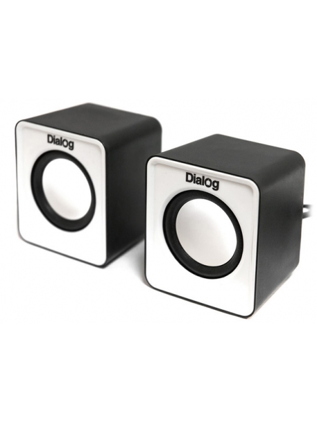 колонки Dialog Colibri AC-02UP black/white