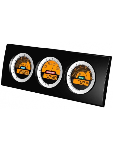 метеостанция цифровая Uniel UTV-67 black