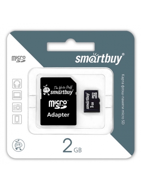 карта памяти SmartBuy 2Gb microSD 