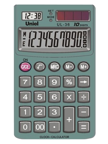 карманный калькулятор Uniel UL-36 