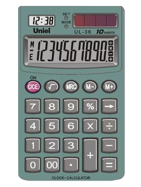 карманный калькулятор Uniel UL-36 