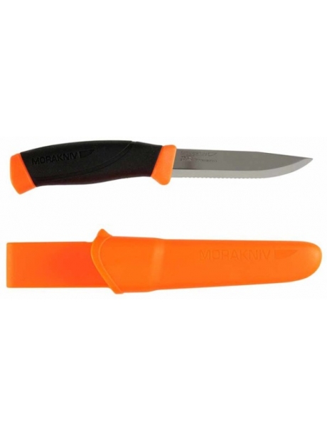 нож Morakniv Companion F Serrated orange