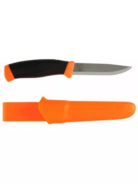 нож Morakniv Companion F Serrated orange