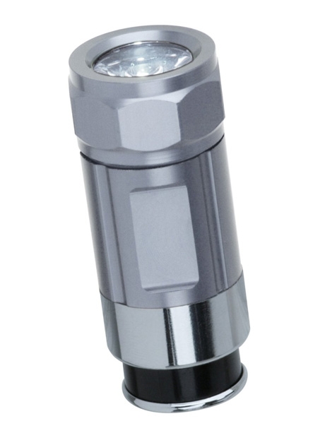 светодиодный фонарь Swiss Tech Auto Rechargeable Flashlight 12v silver