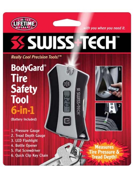 мультитул-брелок Swiss Tech BodyGard Tire Safety Tool 6-in-1 