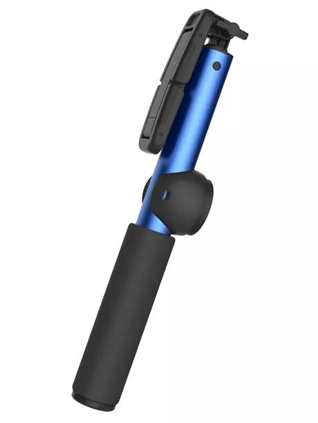 монопод для селфи Rock Selfie Shutter &amp; Stick II 22см-90см blue