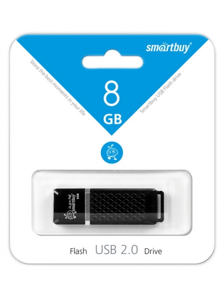 флешка USB SmartBuy Quartz series 8Gb black