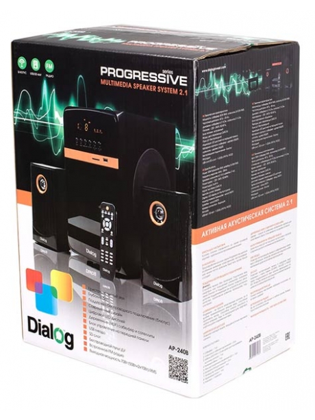 колонки Dialog Progressive AP-240B black