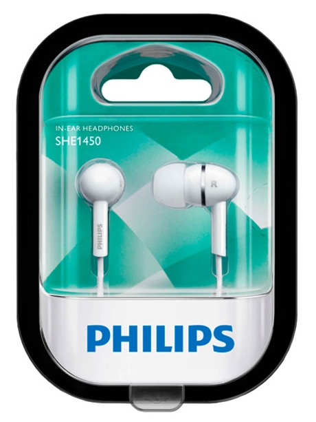 наушники Philips SHE1450 white