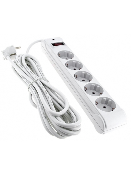 сетевой фильтр EKF "Блокбастер XL" 5 гнезд 5 метров 