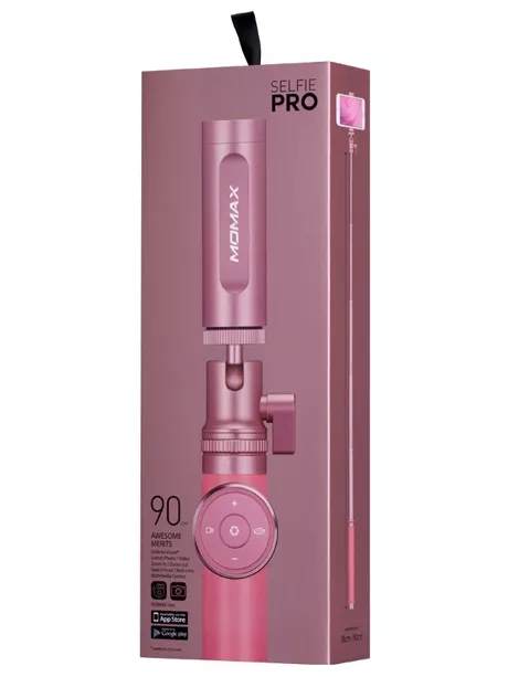 монопод для селфи Momax Selfie Pro Selfie Pod 90 см KMS4 rose gold
