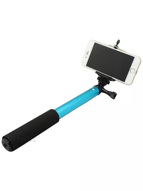 монопод для селфи Momax SelfiFit Bluetooth Selfi Pod KMS1 blue