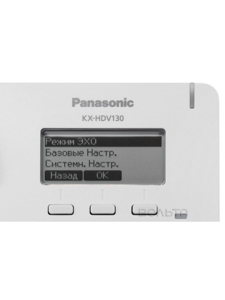 VoIP телефон Panasonic KX-HDV130RU white