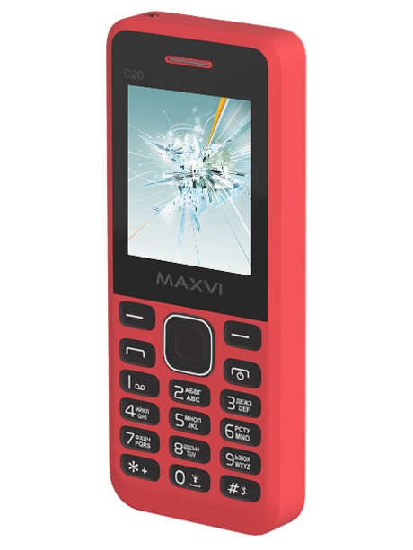мобильный телефон Maxvi C20 red