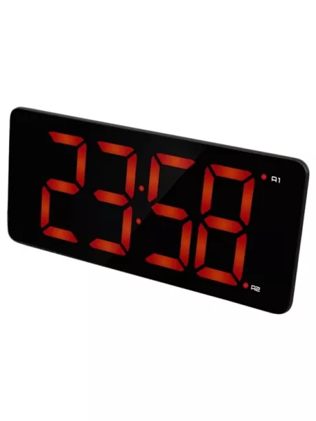 электронные часы настольные BVItech BV-475 black/red