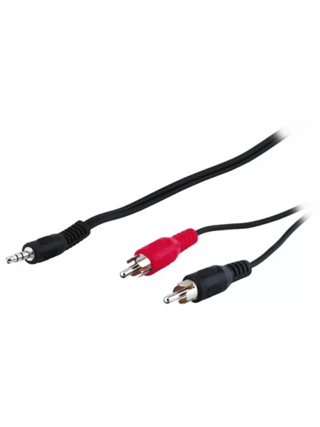 кабель межблочный Gembird 3.5mm>2xRCA 10.0m (M/M) CCA-458-10M 