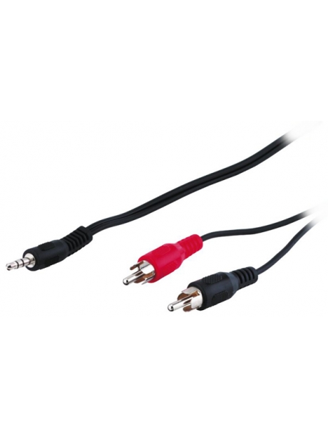 кабель межблочный Gembird 3.5mm>2xRCA 2.5m (M/M) CCA-458-2.5M 