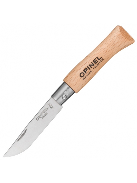 складной нож Opinel №04 Stainless Steel бук