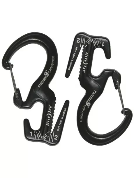 комплект креплений+шнур Nite Ize Figure 9 Carabiner Small+шнур 