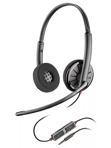 Гарнитура для ноутбука и смартфона Plantronics BlackWire C225 