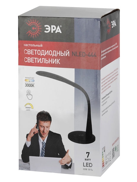 светодиодный светильник ЭРА NLED-444-7W черный