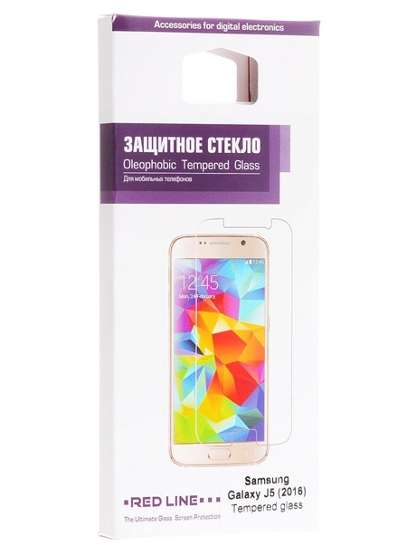 защитное стекло Red Line для Samsung Galaxy J5 (2016) tempered glass 