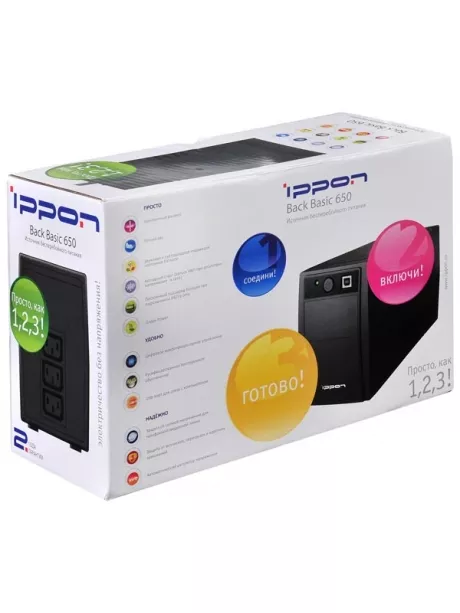 ИБП Ippon Back Basic 650 black