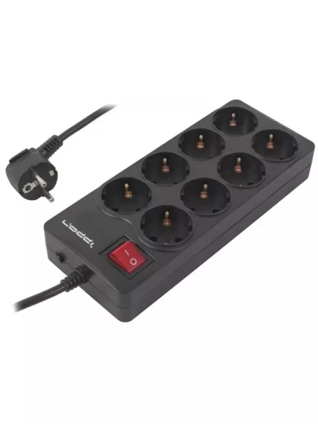 сетевой фильтр Ippon BK-238 8 розеток, 3м. черный