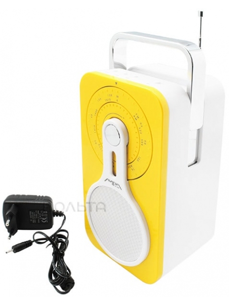 Радиоприемник с аккумулятором и проигрывателем mp3 Лира РП-260 yellow