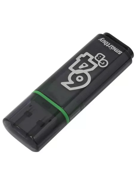 флешка USB 3.0 SmartBuy Glossy series 3.0  64Gb dark grey