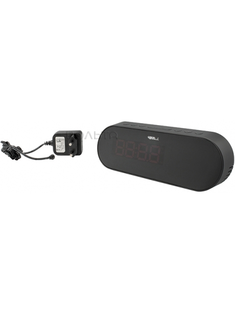 электронные часы настольные BVItech BV-42 black/red