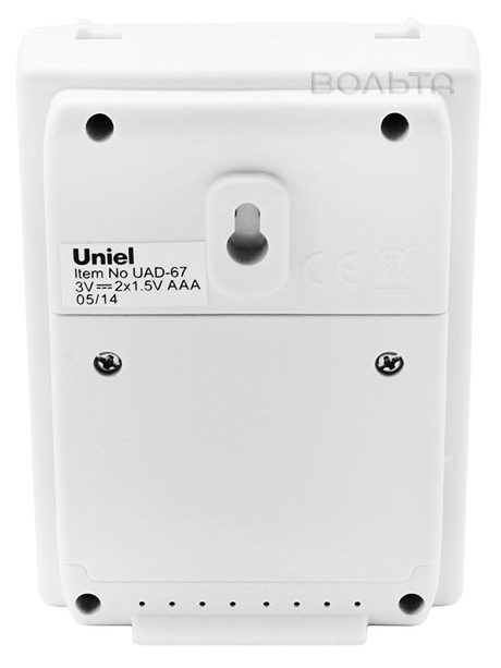 метеостанция цифровая Uniel UTV-67 black